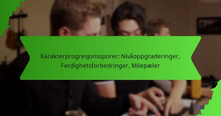 Karakterprogresjonssporer: Nivåoppgraderinger, Ferdighetsforbedringer, Milepæler