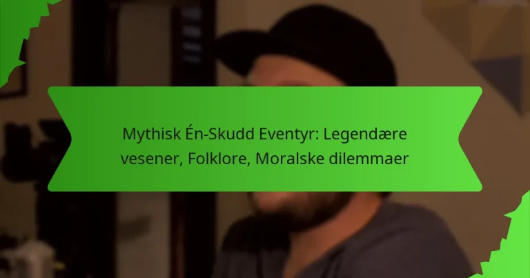 Mythisk Én-Skudd Eventyr: Legendære vesener, Folklore, Moralske dilemmaer