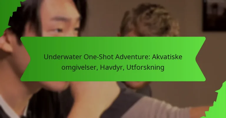 Underwater One-Shot Adventure: Akvatiske omgivelser, Havdyr, Utforskning