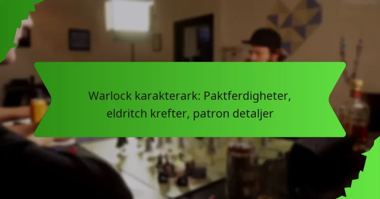 Warlock karakterark: Paktferdigheter, eldritch krefter, patron detaljer